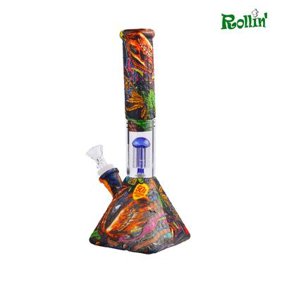 rollinbd.com-Product-Collection-SB002- 11 inch Jellyfish Percolator Silicone water pipe