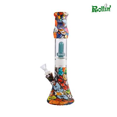 rollinbd.com-Product-Collection-SB002- 13 inch Showerhead Percolator Silicone water pipe