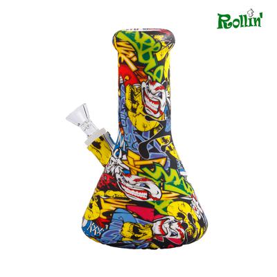 rollinbd.com-Product-Collection-SB002- 8.5 inch Silicone water pipe with ice chamber