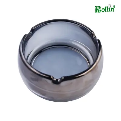 rollinbd.com-Product-Collection-Glass black color Ash Tray