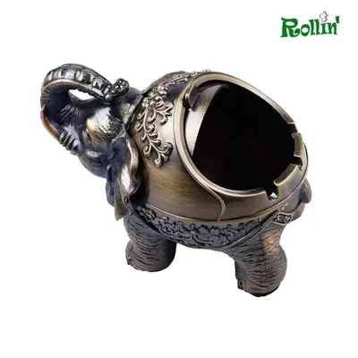 rollinbd.com-Product-Collection-SS elephant Ash tray with cover