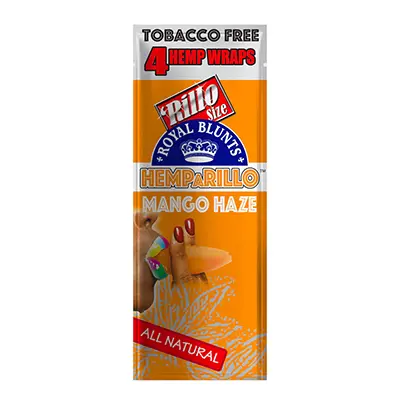 rollinbd.com-Product-Collection-Royal Blunts Hemparillo Mango Haze 4 Hemp Wraps