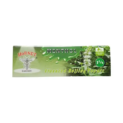 rollinbd.com-Product-Collection-Hornet 1 1/4 Size Menthol Flavors Rolling Papers