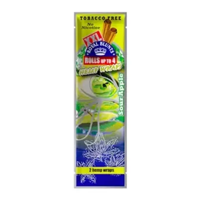 rollinbd.com-Product-Collection-Royal Blunts XXL Hemp Wraps Sour Apple