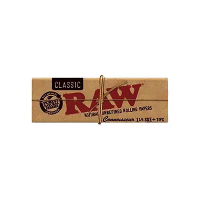 rollinbd.com-Product-Collection-RAW Classic Connoisseur 1¼ Rolling Papers With Tips