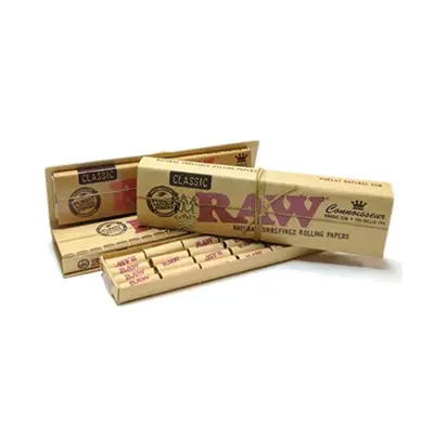 rollinbd.com-Product-Collection-RAW Classic King Size Slim Rolling Papers With Pre-Rolled Tips