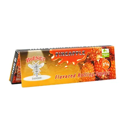 rollinbd.com-Product-Collection-HORNET 1 1/4 Size Pineapple Flavors Rolling Papers