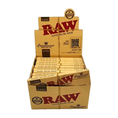 rollinbd.com-Product-Collection-RAW Classic Connoisseur King Size Slim Rolling Papers & Tips