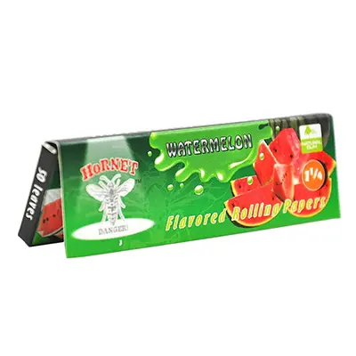 rollinbd.com-Product-Collection-Hornet 1 1/4 Size Watermelon Flavors Rolling Papers