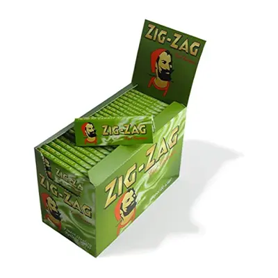 rollinbd.com-Product-Collection-Zig Zag Green Standard Size Cut Corner Rolling Papers