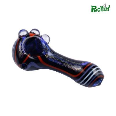 rollinbd.com-Product-Collection-GP004- Mix color premium glass pipe 12.5 cm