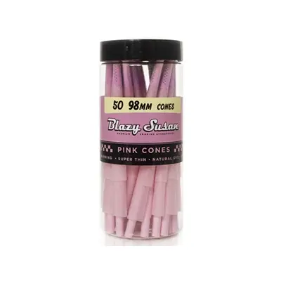 rollinbd.com-Product-Collection-BLAZY SUSAN Premium (Pink) Pre-Rolled Cones