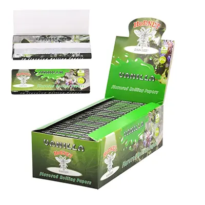 rollinbd.com-Product-Collection-Hornet 1 1/4 Size Vanilla Flavors Rolling Papers