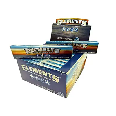 rollinbd.com-Product-Collection-Elements Ultra Thin Rice Connoisseur King Size Slim With Tips Rolling Paper