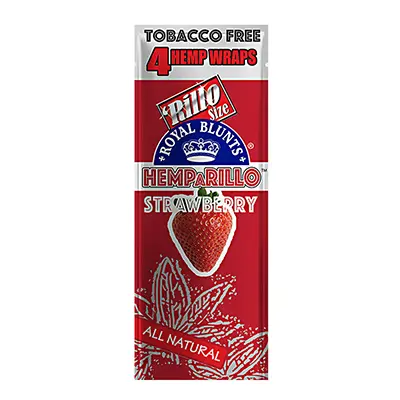 rollinbd.com-Product-Collection-Royal Blunts Hemparillo Strawberry 4 Hemp Wraps