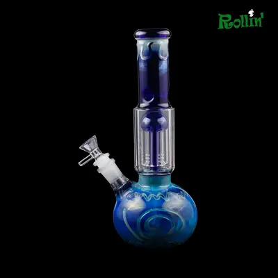 rollinbd.com-Product-Collection-GB 10.8 inch Tree Percolator glass water pipe Blue color