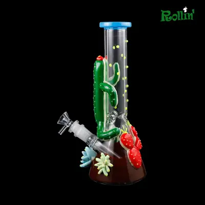 rollinbd.com-Product-Collection-GB 10.5 inch Cactus glass water pipe