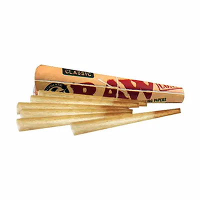 rollinbd.com-Product-Collection-Raw Classic 1 1/4 pre rolled cone - 6 per pack