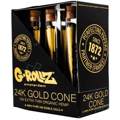 rollinbd.com-Product-Collection-G-rollz 24K Gold Cone - 1 Cone Per Tube